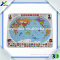 cardboard jigsaw puzzle world map for promotion